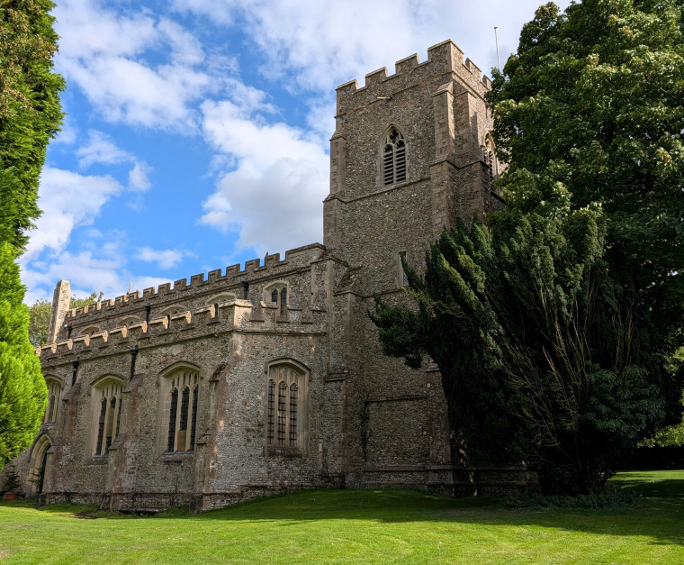 Clavering church north side  5 August 2025 Copyright: William George