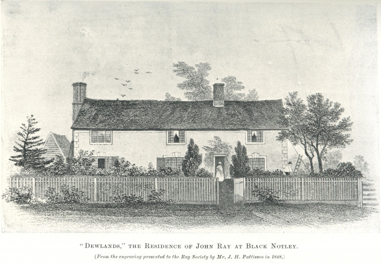 Dewlands Black Notley John Ray Home Copyright: Essex Field Club Archive