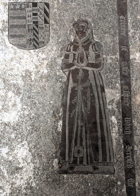Tilty Church Lady and Shield Brass 17 June 2025 Copyright: William George