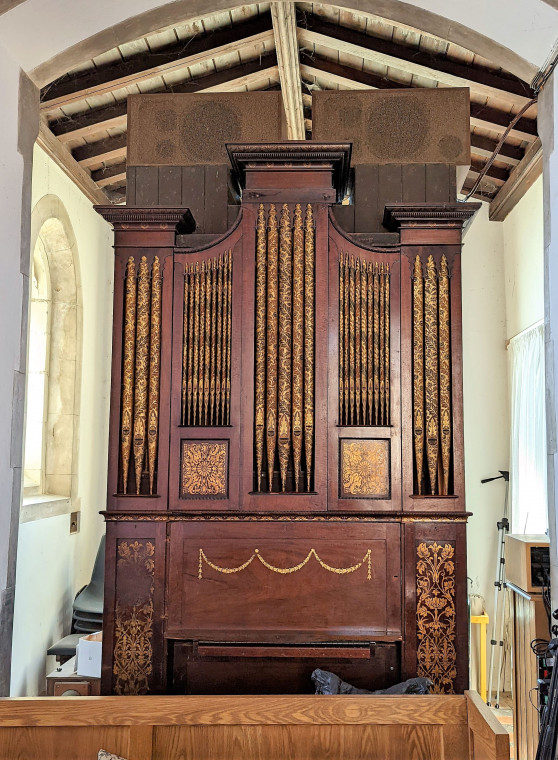 Wendens Ambo Church Organ 1780 7 August 2022 Copyright: William George