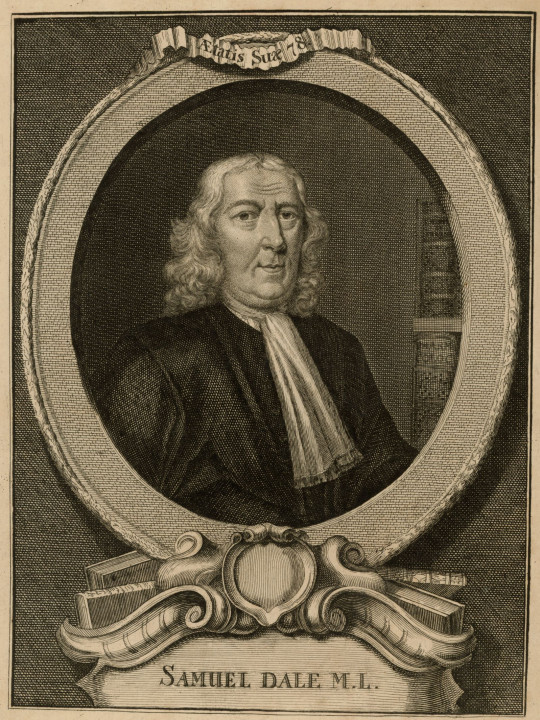 Samuel Dale 1659 to 1739 Copyright: William George