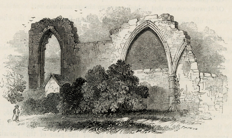 Mountnessing Thoby Priory Suckling 1845 Copyright: Alfred Suckling Essex Antiquities 1845