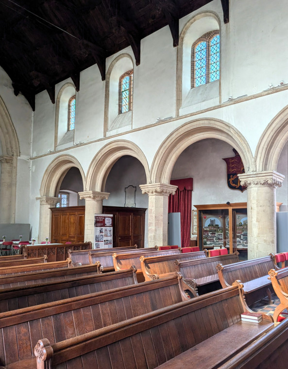 Castle Hedingham Church Clerestory 8 August 2025 Copyright: William George