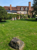 High Easter Church Boulder in churchyard