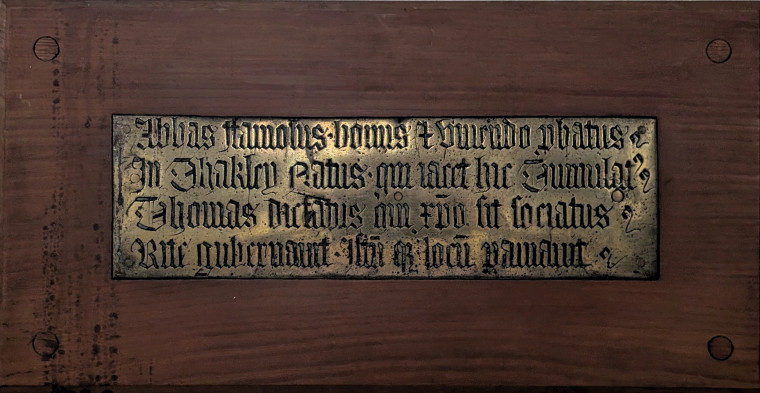 Tilty Church Brass Monument 17 June 2025 Copyright: William George