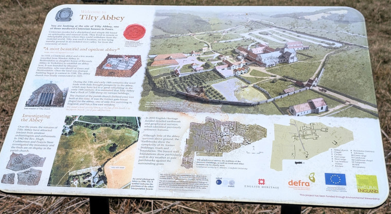 Tilty Abbey Notice Board 37 17 June 2025 Copyright: William George