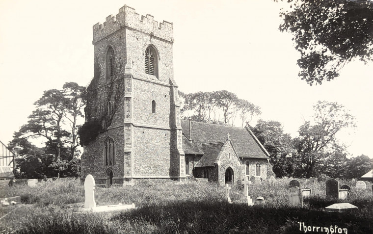Thorrington Church Post Card Copyright: William George