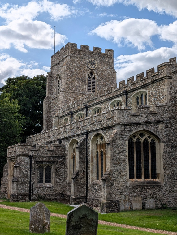Clavering church west tower  5 August 2025 Copyright: William George