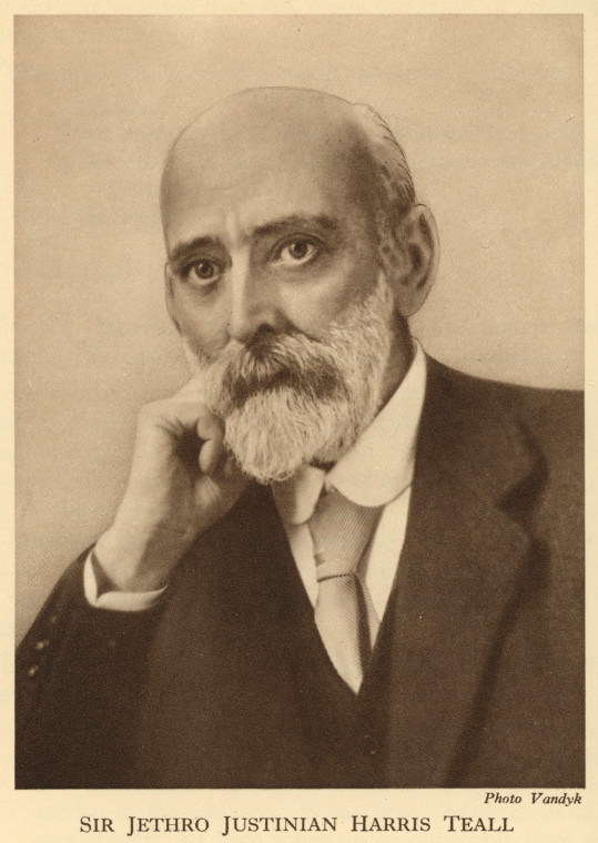Sir Jethro Justinian Harris Teall 1849 to 1924 Geologist Copyright: Flett 1937