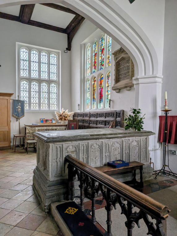 Gosfield Church Interior View 21 March 2025 Copyright: William George