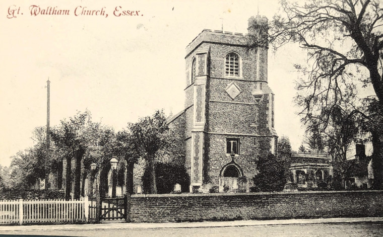 Great Waltham Church  Post Card Copyright: William George