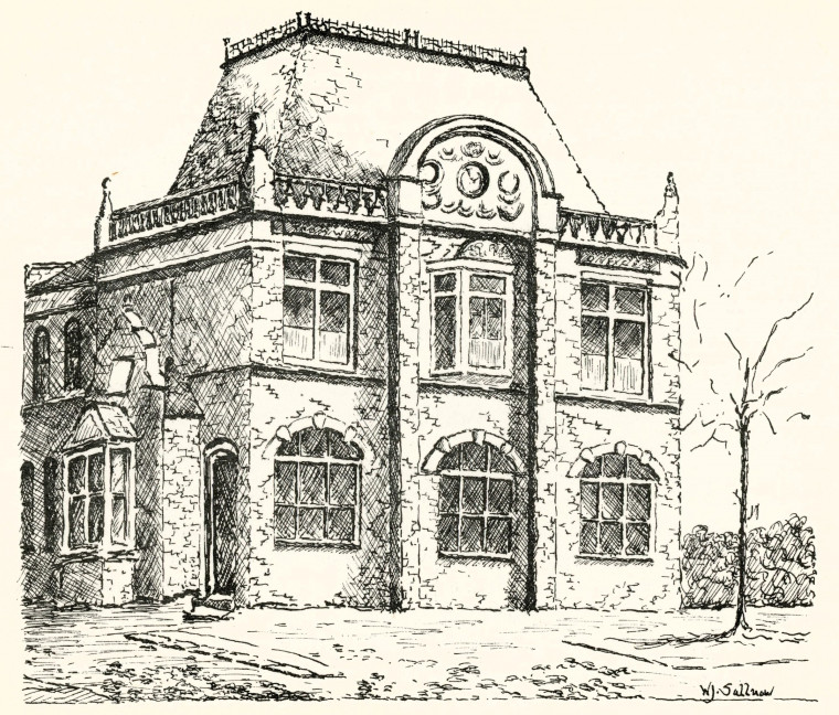 Walthamstow Tramway Offices W J Sallnow 1978 Copyright: Walter Sallnow and Alfred Rogers Waltham Forest Treasures 1978