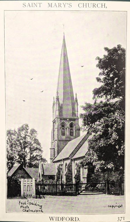 Widford St Mary Church Postcard Copyright: William George