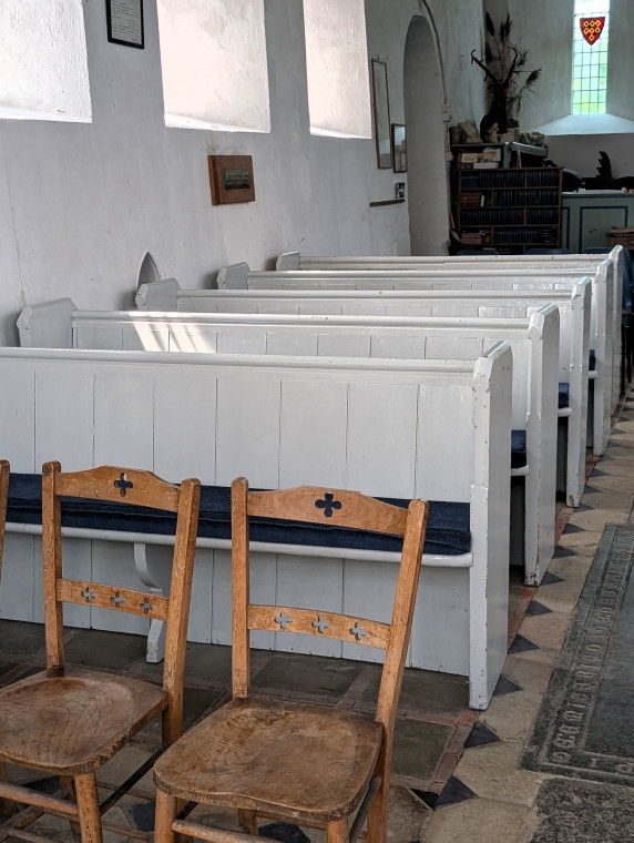 Tilty Church Grey Pews 17 June 2025 Copyright: William George