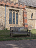 Castle Hedingham Church Exterior of  Window 8 August 2025