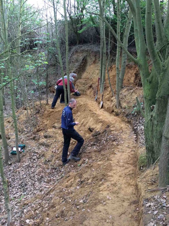 Preparing the Bagshot Sand section to be open to the public Copyright: Gerald Lucy