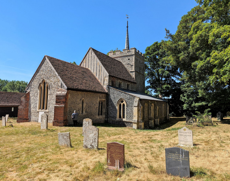 Wendens Ambo Church from North East 7 August 2022 Copyright: William George
