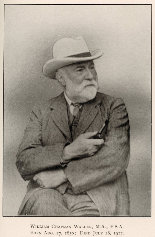 William Chapman Waller 1850 to 1917 Antiquary Copyright: Portrait