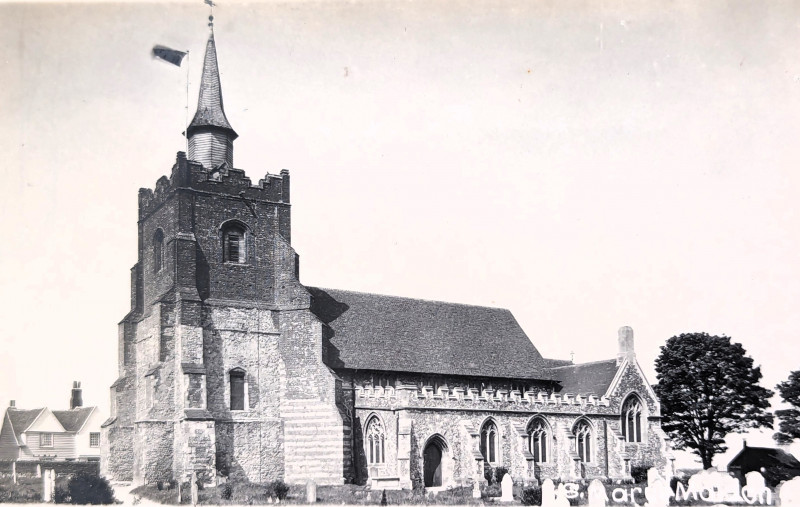 Maldon St Mary Church Post Card Copyright: William George