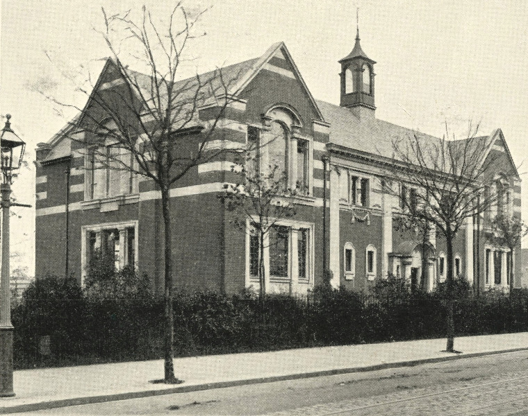 Southend Public Library N J Osborne 1910 Copyright: T Northcott Spurll Southend 1910