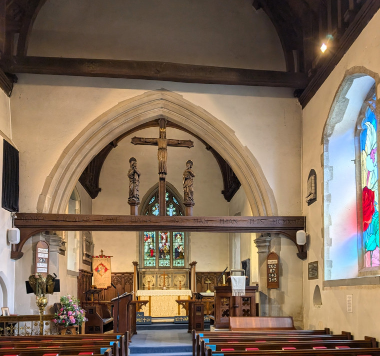 Fryerning Church Looking East 31st May 2025 Copyright: William George