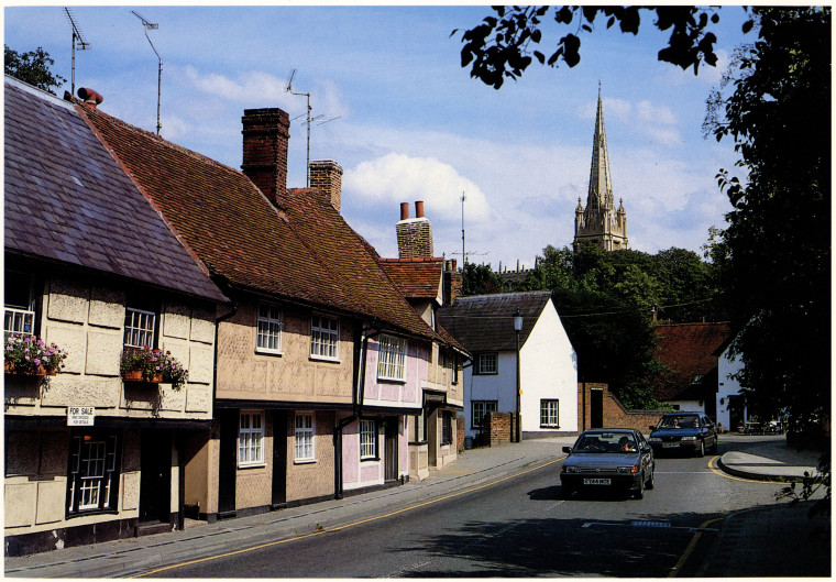 Saffron Walden Mitchels 1992 Copyright: Mark Mitchels Essex A Portrait in Colour 1992