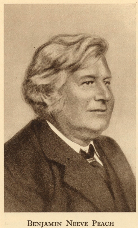 Benjamin Neeve Peach 1842 to 1926 Geologist Flett 1937 Copyright: Flett 1937