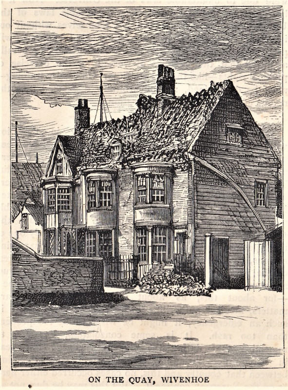 Wivenhoe Quay Essex Earthquake 1884 Copyright: William George