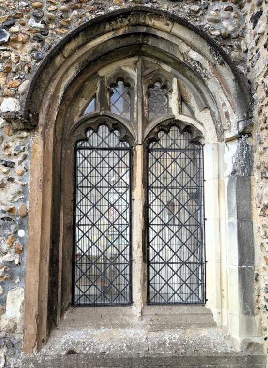 Bocking Church Window Tracery with Limestone Dressing Copyright: William George 7 October 2025