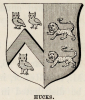 Widford Church Hucks Coat of Arms