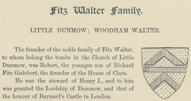 Fitz Walter Family Florence Law 1898 Copyright: Florence Law Shalford Church 1898