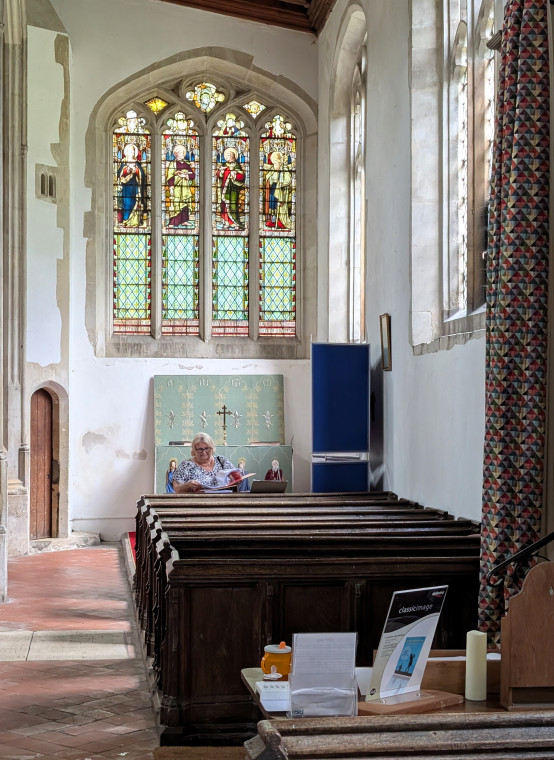 Clavering Church South Aisle Window 5 August 2025 Copyright: William George