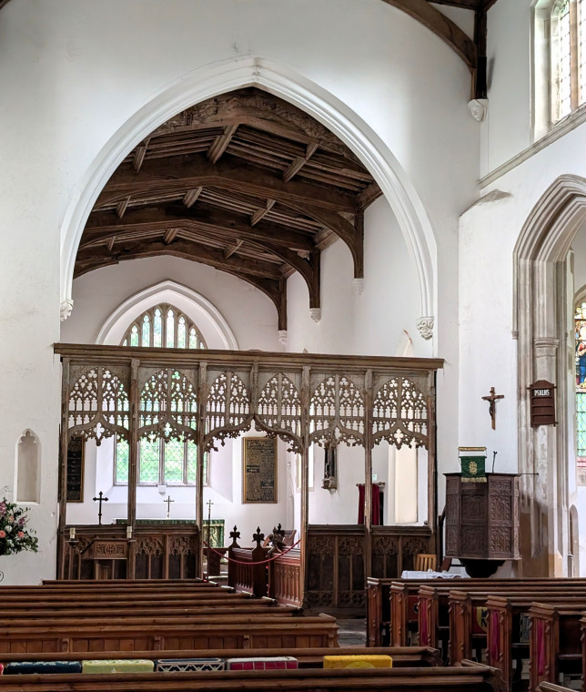 Clavering Church Chancel 5 August 2025 Copyright: William George