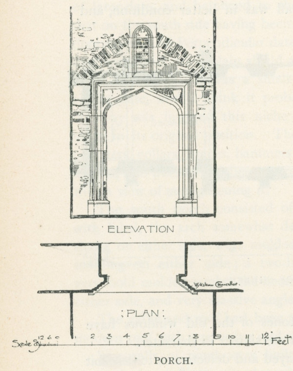 Salcot Church Porch Essex Review Copyright: Essex Review 1894