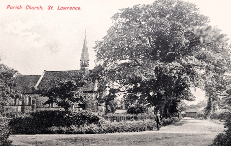 Saint Lawrence Church near Maldon Post Card Copyright: William George