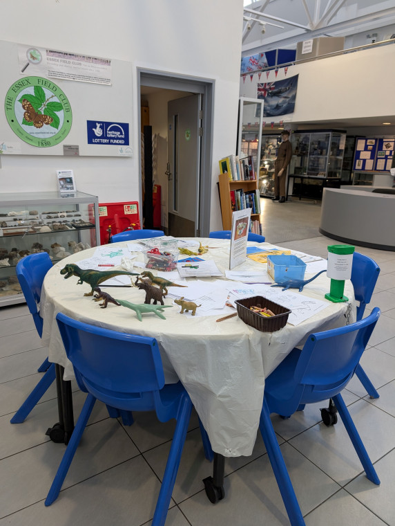 Essex Field Club Craft Table Green Centre 4 October 2025 Copyright: William George