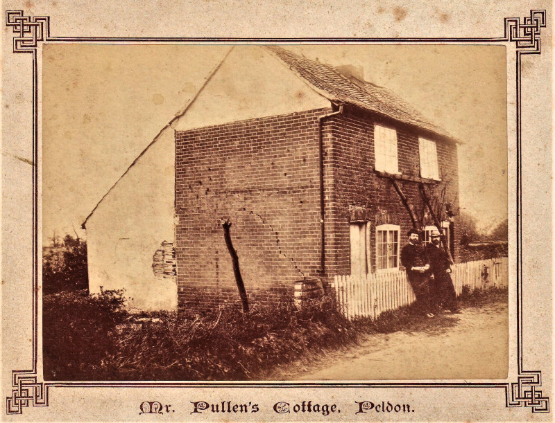 Peldon Cottage of Mr Pullen Essex Earthquake 1884 Photograph Copyright: William George