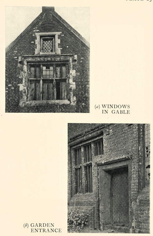 Eastbury House Window and Entrance 1917 Copyright: London Survey Committee 1917