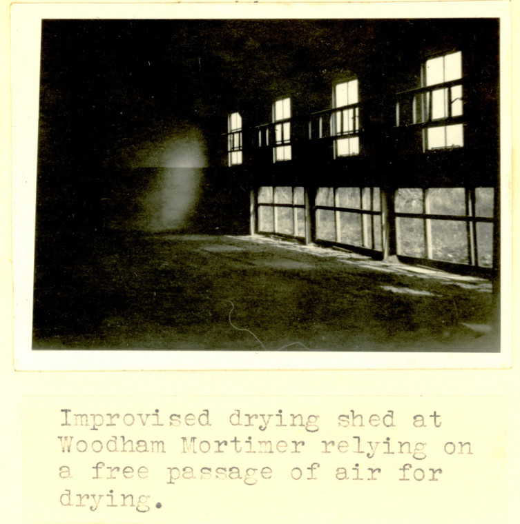 Woodham Mortimer Brick Works Drying Shed 1954 Copyright: W C Gurton Rural Crafts in Essex