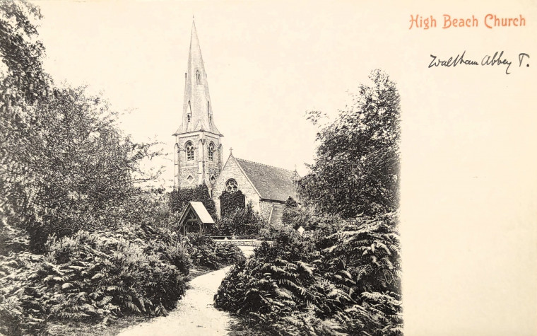 High Beach Church  Post Card Copyright: William George