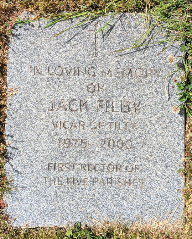 Tilty Church  Jack Filby Gravestone 30 17 June 2025 Copyright: William George