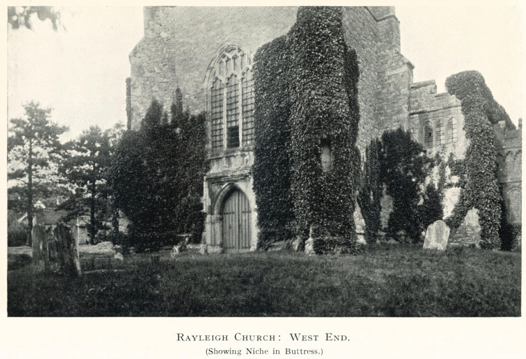 Rayleigh Church West End 1908 Copyright: A C Girdlestone Fryer 1908