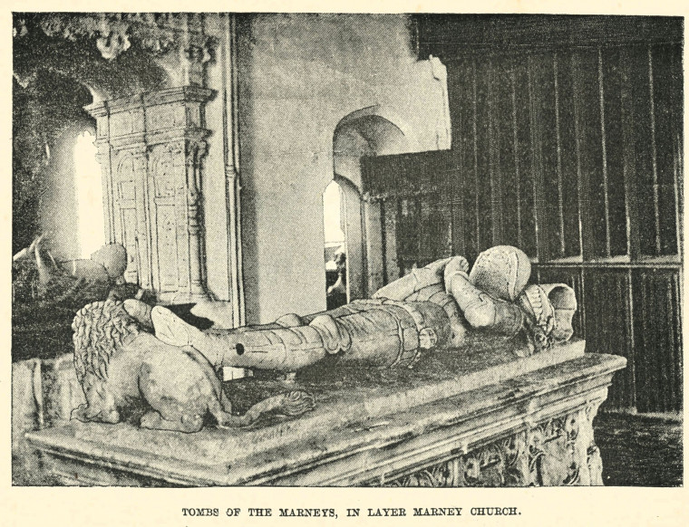 Layer Marney Tombs Essex Holidays Lindley 1898 Copyright: Essex Holidays Lindley 1898