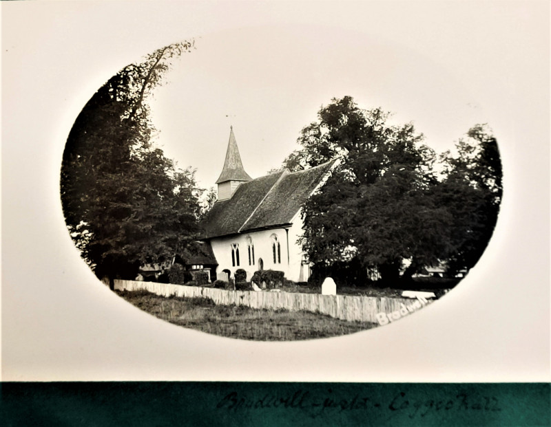 Bradwell Juxta Coggeshall Church post card Copyright: William George