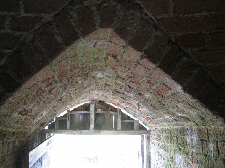 Beaumont 1869 Lime Kiln Interior view 29 August 2014 Copyright: William George