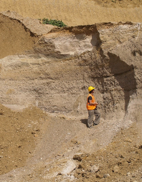 Kesgrave Sands and Gravels at Bulls Lodge Quarry Copyright: Gerald Lucy