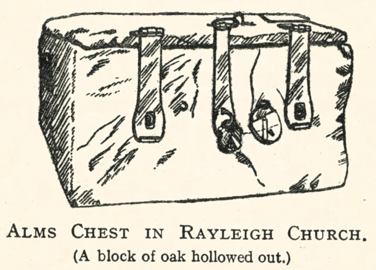 Rayleigh Church Alms Chest 1908 Copyright: A C Girdlestone Fryer 1908