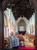 Castle Hedingham Church Nave looking west 8 August 2025