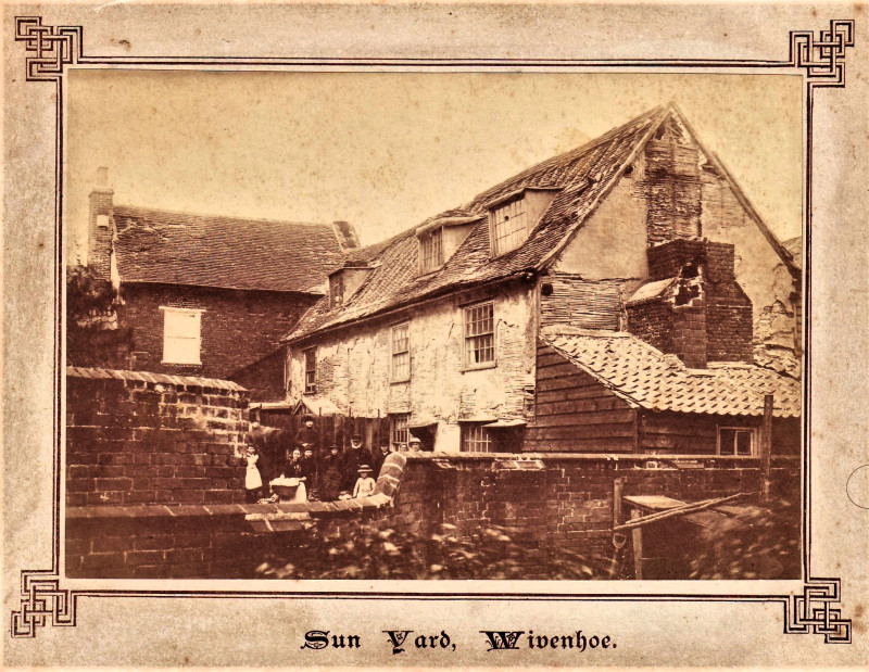 Wivenhoe Sun Yard Essex Earthquake 1884 Photograph Copyright: William George