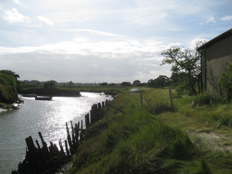 Beaumont Cut near Quay and Lime Kiln1869 in August 2014 Copyright: William George